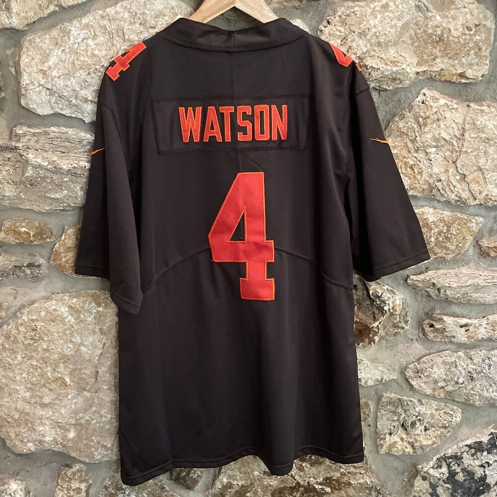 NFL Jersey Cleveland Browns Deshaun Watson #4 Men's Brown Official